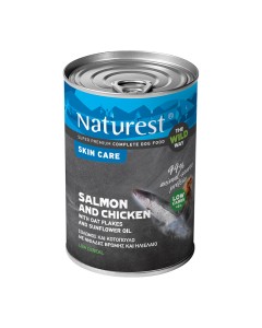 Naturest Skin Care Σολομός, Κοτόπουλο & Βρώμη 400gr