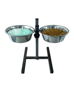 Pet Βάση Ρυθμιζόμενη με 2 Μπολ 4.7L
