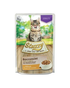 Stuzzy Cat Sterilised Pouch Κοτόπουλο Κομματάκια 85gr