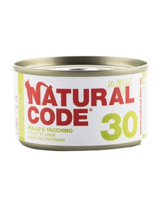 Natural Code Adult Cat Κοτόπουλο & Γαλοπούλα 85gr