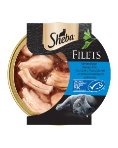 Sheba Filets Κοτόπουλο & Τόνος 60gr