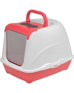 Moderna Flip Cat Κλειστή Τουαλέτα Γάτας Κοραλί 50x39x37cm