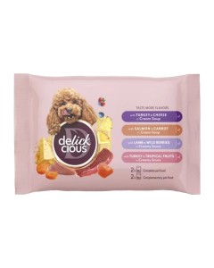 Delickcious Dog Multipack 2x85gr & 2x80gr