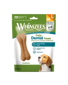 Whimzees Daily Dental Treats Ricebone M/L 4τμχ