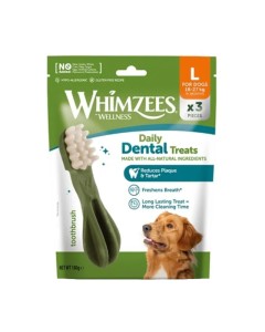 Whimzees Daily Dental Treats Toothbrush L 3τμχ