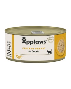 Applaws Cat Στήθος Κοτόπουλο σε Ζωμό Κονσέρβα 70gr