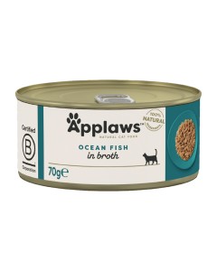 Applaws Cat Ψάρια Ωκεανού σε Ζωμό Κονσέρβα 70gr