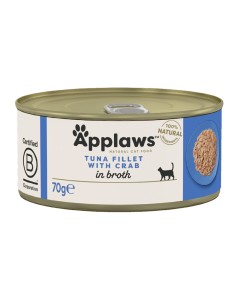 Applaws Cat Τόνος Φιλέτο με Καβούρι σε Ζωμό Κονσέρβα 70gr