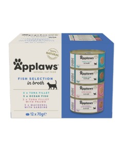 Applaws Cat Ψάρι Selection Multipack 12x70gr