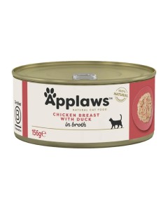 Applaws Cat Στήθος Κοτόπουλο με Πάπια σε Ζωμό Κονσέρβα 156gr