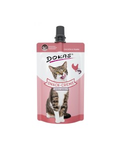 Dokas Snack Cream Chicken & Prawn 90gr Κρέμα με Κοτόπουλο & Γαρίδες