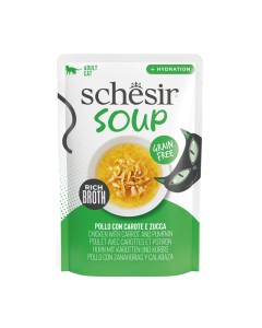Schesir Cat Soup Κοτόπουλο & Κολοκύθα 40gr