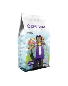 Cat's Way Άμμος Μπετονίτη με Άρωμα Λεβάντας 10L