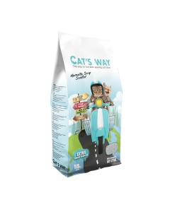 Cat's Way Άμμος Μπετονίτη με Άρωμα Σαπούνι Μασσαλίας 18L