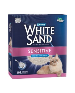 White Sand Άμμος Μπετονίτη Sensitive 10L