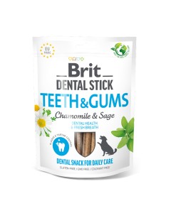 Brit Dental Stick Teeth & Gums Chamomile 7τμχ
