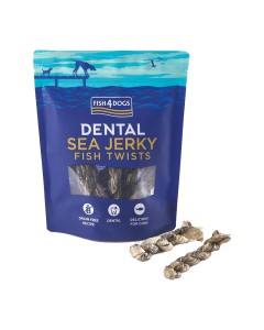 Fish4Dogs Dental Sea Jerky Fish Twists 100gr
