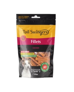 Tail Swingers Small Breeds Λιχουδιές από Φιλετάκια Κοτόπουλου 100gr