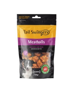 Tail Swingers Κεφτεδάκια με Κοτόπουλο & Ρύζι 100gr