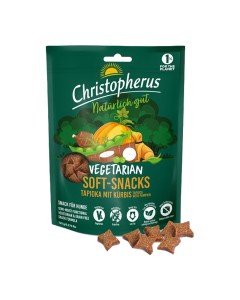 Christopherus Vegan Semi-Moist Snack Tapioca & Pumpkin 125gr