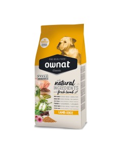 Ownat Classic Dog Lamb & Rice 12kg