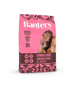 Banters Senior Light Chicken & Rice 3kg