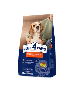 Club 4 Paws Adult Medium Chicken 2kg