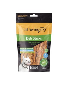 Tail Swingers Small Breeds Sticks Rawhide με Κοτόπουλο 100gr