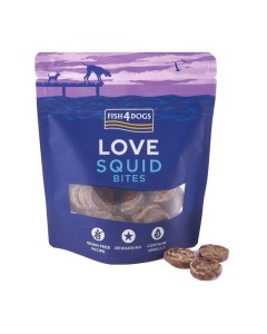 Fish4Dogs Love Squid Bites 80gr