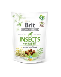 Brit Dog Snack Crunchy Cracker Insects & Rabbit 200gr