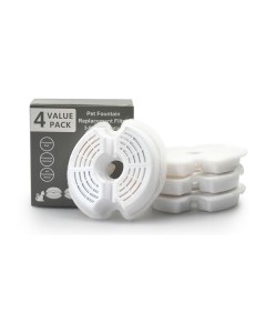 Pet Interest Ανταλλακτικά Φίλτρα 4τμχ για Συντριβάνι Led Light