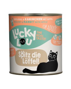Lucky Lou LifeStage Adult Πουλερικά & Κουνέλι 800gr