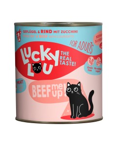 Lucky Lou LifeStage Adult Πουλερικά & Βοδινό 800gr