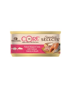Wellness CORE Signature Select Νιφάδες Τόνος & Σολομός 79gr