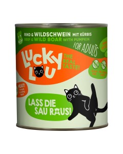Lucky Lou LifeStage Adult Βοδινό & Αγριογούρουνο 800gr