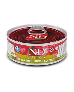 N&D Quinoa Grain Free Skin & Coat Duck 80gr