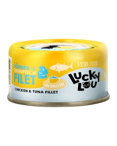 Lucky Lou ExtraFood Φιλέτο Κοτόπουλου & Τόνου σε Ζωμό 70gr