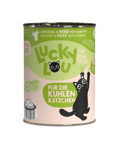 Lucky Lou LifeStage Kitten Πουλερικά & Βοδινό 400gr