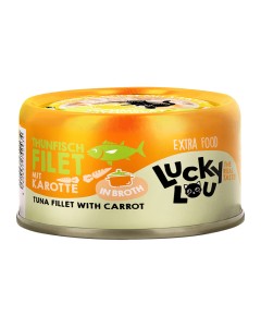 Lucky Lou ExtraFood Φιλέτο Τόνου με Καρότο σε Ζωμό 70gr