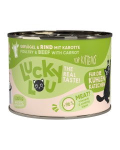 Lucky Lou LifeStage Kitten Πουλερικά & Βοδινό 200gr