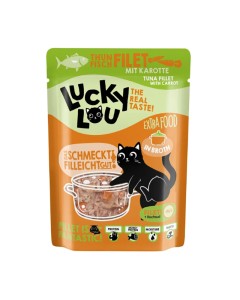 Lucky Lou ExtraFood Φιλέτο Τόνου με Καρότο σε Ζωμό 70gr
