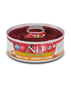 N&D Quinoa Grain Free Skin & Coat Herring 80gr