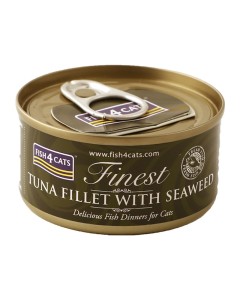 Fish4Cats Tuna Fillet & Seaweed 70gr
