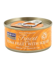 Fish4Cats Tuna Fillet & Squid 70gr
