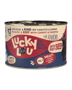Lucky Lou LifeStage Senior Πουλερικά & Βοδινό 200gr