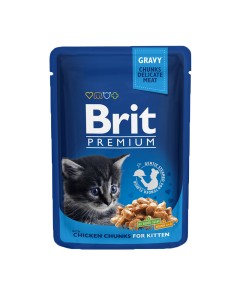 Brit Premium Kitten Pouch Chicken 100gr