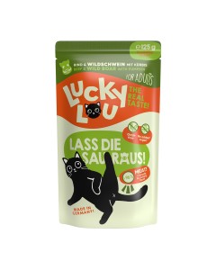 Lucky Lou LifeStage Adult Βοδινό & Αγριογούρουνο 125gr
