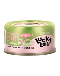 Lucky Lou ExtraFood Φιλέτο Τόνου με Λαχανικά σε Ζωμό 70gr