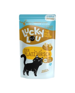 Lucky Lou LifeStage Adult Πουλερικά & Ελάφι 125gr