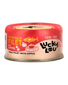 Lucky Lou ExtraFood Φιλέτο Τόνου με Μήλο σε Ζωμό 70gr